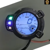 機車改裝#機車配件BWS機車液晶儀表適用於路虎 LED儀表盤 電子液晶時速里程錶 馭風機車