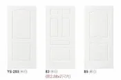 米白色室內木纖門｜房門訂製安裝｜含丈量運送｜YS-203 83 85
