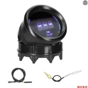 52mm油溫表汽車數字表led顯示屏40-140°C 帶汽車卡車摩托車報警功能