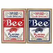 旻泉精品批發網 撲克牌 美國 92蜜蜂牌撲克牌 Bee 92撲克牌/一副入(促160) 美國正92橋牌 金邊紅色藍色 撲克牌-正美國原裝-文【APP滿額下單10%點數(單一帳號最高1000點)】9/30止