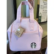 星巴克 starbucks 🌸櫻花🌸 粉色女神拼接手提袋