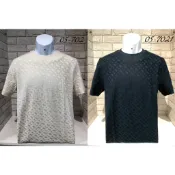 高雄凡賽斯歐洲精品 HUGO BOSS BOSS 黑標 滿版立體割線字體LOGO 米白色 深藍色 短T/T-SHIRT