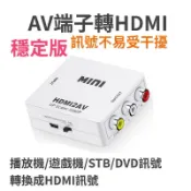 月鳥商社 帶供電穩定版 AV端子轉HDMI AV轉HDMI 轉換器 AV轉接器 轉接頭 AV to HDMI