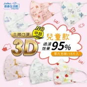 【30片28元】科爾兒童3D立體口罩 單入 多樣圖形 幼童口罩 防塵 3層口罩 可愛口罩 拋棄式