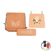 (店+)奇奇蒂蒂開心果摺疊坐墊收納袋組【賀亞批發】摺疊坐墊 坐墊 小坐墊 坐墊組 附提袋坐墊 野餐墊 坐墊收納組 野餐坐墊