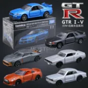 快樂購購 TOMY多美卡JDM黑盒TP26 11 60號23尼桑GTR R32 R34合金車模1/64