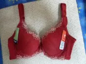 深紅單件內衣~過年喜氣內衣.32b.34b.36b.38b