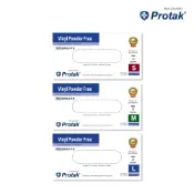 Protak 無粉PVC塑膠醫用檢診手套 1盒 (100入/盒)