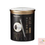 日本山洋SANYO 360度耳扒紙軸棉花棒-100支入(黑色)