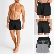 【CALVIN KLEIN】CK 男內褲3件組 寬鬆四角褲 (棉質/透氣/居家/舒適/凱文克萊)