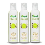 【壽滿趣】Somuch 澳洲頂級冷壓初榨橄欖油噴霧/噴油瓶-200mlx3(可生飲/低溫冷壓)