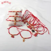 金榜題名紅繩編織手鏈狀元帽逢考必過中考高考祈福手鏈學生小禮物