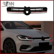 適用於【VW GOLF 7.5 Golf MK7.5 2017-2019】R款水箱罩中網帶燈LED水箱罩改裝
