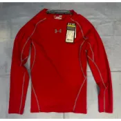 =好了啦要運動= UNDER ARMOUR 男 運動緊身衣 長袖 健身衣 緊身衣  透氣 1236223-025 紅