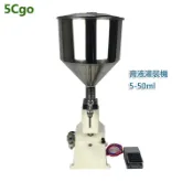 5Cgo 小型氣動定量灌裝機腳踏灌裝機膏體液體兩用分裝機牙膏填充機小劑量包裝機膏霜灌裝機含稅 t595614824