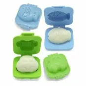 緹娜嚴選 tinaestore 【蛋模-卡通】可愛雞蛋模具/飯團模具/壽司模具/雞蛋變形器(小魚+小車)-8001001