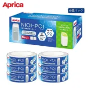 愛普力卡 Aprica 尿布處理器專用替換膠捲.尿布膠卷6入｜NIOI-POI 尿布垃圾袋