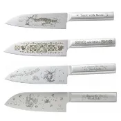 【瓦奇菲爾德三德刀】日本 WACHIFIELD 達洋貓 一體成型全不鏽鋼刀 170mm 140mm(四款任選)