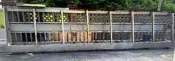 ◢ 簡便宜 ◣ 二手 304 不銹鋼 電動雙軌式格柵門  電動大門 含馬達  670*70*170CM