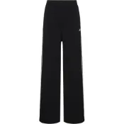 (店+)【adidas 愛迪達】KZ1564 adidas 3S KNIT TRACKSUIT BOTTOMS 直筒系帶條紋中腰針織運動褲 女款