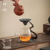 專利祥雲造型無孔茶漏 | 微孔陶瓷茶水分離器 | 小青柑專用濾網 | 多款公道杯套組 | 新中式茶具配件