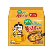 訂單未滿200不出貨【BULDAK】Cheese Flavor (140g x 5 pcs) 三養 起司 火辣雞麵 韓國