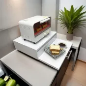 廚房抽拉托盤 微波爐置物架 咖啡機置物架 茶包收納 沖泡用品 抽屜板 檯面收納 伸縮收納 推拉備菜板
