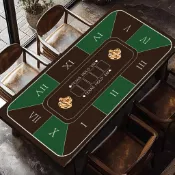 🚚桃園快速🚚德州撲克桌墊籌碼骰寶棋牌室長方形麻將桌墊百家樂桌遊加厚檯布