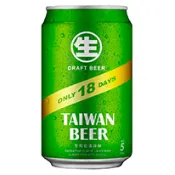 【品酒網】台灣 台灣啤酒 18天生啤酒 330ml Taiwan Beer 18 days draft beer