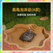 ★爬蟲新樂園★[台灣現貨]龜龜泡澡盆 ABS加厚材質 安全耐用 防滑台階進出方便 防滑底部 方便爬行 造型優美 陸龜