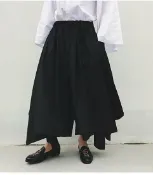 FINDSENSE服飾 FINDSENSE 品牌 男士 暗黑系 新款大裙擺罕見秀款男士裙褲
