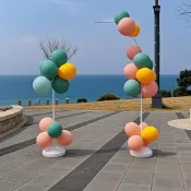 免運⭐統編💌 氣球支架拱門架 路引立柱支撐架 可彎曲造型架 婚禮佈置道具架 典禮佈置架 不規則拱門支架 活動場地佈置架