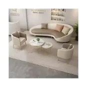 (店+)免運含稅 設計師沙發 輕奢北歐沙發 簡約現代沙發 美容院弧形小戶型貴妃椅 店鋪用科技布貴妃椅 貴妃榻 美人榻