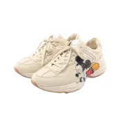 【DOKODEMO】【二手】Gucci GUCCI 運動鞋 GUCCI × Disney Rhyton 米奇老鼠 609343 皮革 × Disney Rhyton 運動鞋 女款 二手 B
