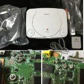 Sony PS ONE PS1 薄機 遊戲主機 包含全新改機破解 主板電解電容全部換新 PSONE