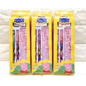 （現貨6.5折）正版授權粉紅豬小妹 佩佩豬輕便文具組