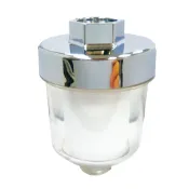 (店+)【魔特萊】亞硫酸鈣高密度PP濾棉除氯濾芯沐浴器2入