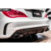 Kc汽車部品 賓士 BENZ W117 CLA [45款] 亮黑 後下巴 尾飾管 cla250 cla45