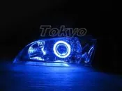 ※Tokyo東京車燈部品※ 福特 LIATA 你愛他 馬自達 323 95~99 HI/LO單魚眼單光圈大燈