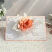 高顏值3d立體賀卡創意玫瑰愛情摺疊生日手工精緻禮物網紅祝福卡片