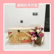 🔥免運/桃園有貨🔥風高顏值精美竹籃禮盒過節送禮居家收納可裝各種禮品美觀實用高 CP 值平價好物