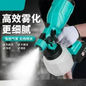 天際生活 【全自動噴漆】噴漆機 電動噴漆槍 乳膠漆噴槍 高壓無氣噴塗機 鋰電無線噴漆工具 油漆噴槍 省漆均勻 不滴不漏 室內外牆面通用