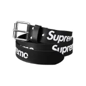 (店+)【SUPREME】Supreme Repeat Leather Belt Black 皮帶 黑色 SUP-563 [台灣現貨]