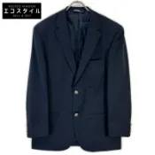 【DOKODEMO】Polo Ralph Lauren 海軍藍銀色紐扣單件外套 [二手]