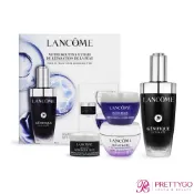 LANCOME 蘭蔻 超極限肌因超值組[小黑瓶50ml+眼霜5ml+抗痕霜15ml+晚霜15ml]-國際航空版【美麗購】