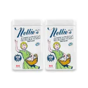 Nellies (2罐超值組)加拿大超濃縮洗衣粉1.5kg/超大罐(小蘇打粉,衣物清潔劑,洗衣機槽清潔粉,復古金屬罐可回收)