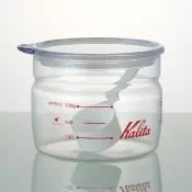 【i郵購】南美龐老爹咖啡 Kalita 200N Coffee Stocker 玻璃密封罐 200公克 刻度顯示 附量匙