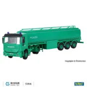 絕版 Kibri 18801 (HO kit) Benz ACTROS 1843 警用油罐車