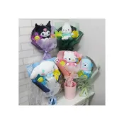 (店+)三麗鷗系列花束 畢業花束 情人節花束 正版娃娃花束 人魚漢頓花束 酷洛米花束 大耳狗花束 kitty花束 布丁狗花束