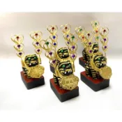 （小尊用）金花 頭花 虎爺 炮虎 錢虎 財虎 金虎爺 金虎  [神明 公仔 模型 廟會 陣頭 文創 袖珍 擺宴 宴王 ]
